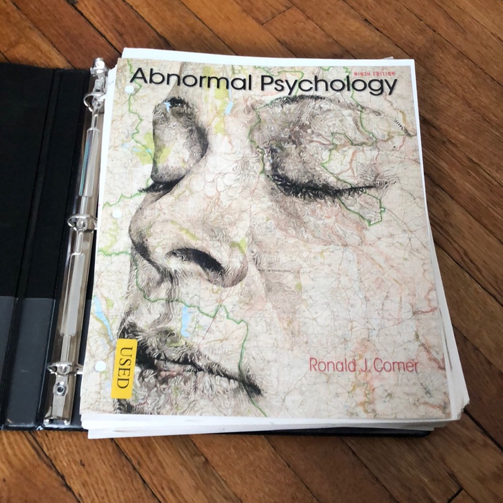 Abnormal Psychology textbook